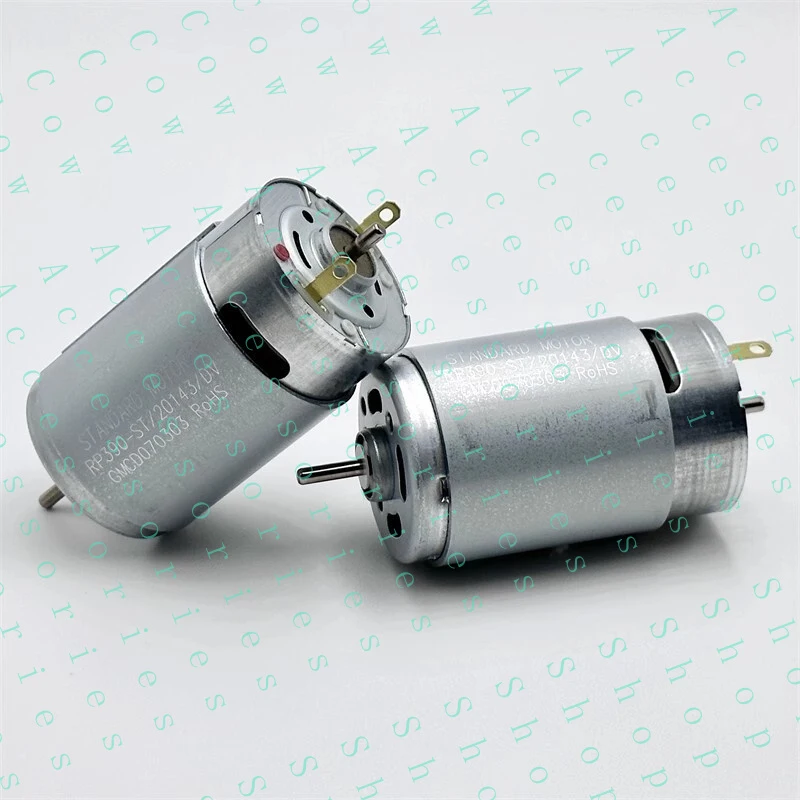 PP+ FOR Johnson 390 12-21V High Torque Dual Shaft Carbon Brush Motor For Diy Accessories