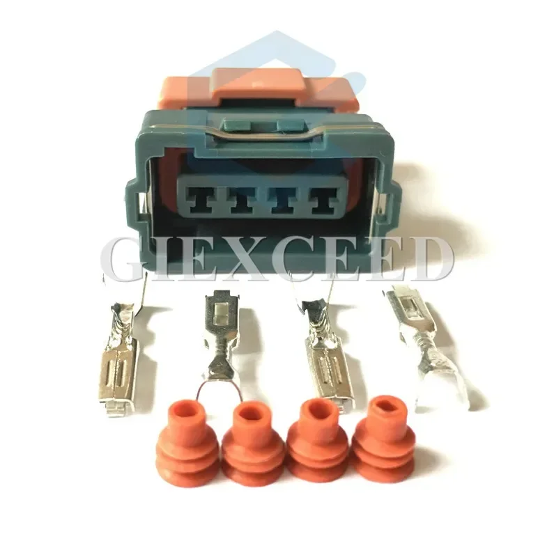 

2 Sets 4 Pin AC Assembly MAFS S13 SR20 PB187-04446 Mass Air Flow Sensor Connector AMP Tyco Plug Electrical Sealed Auto Socket