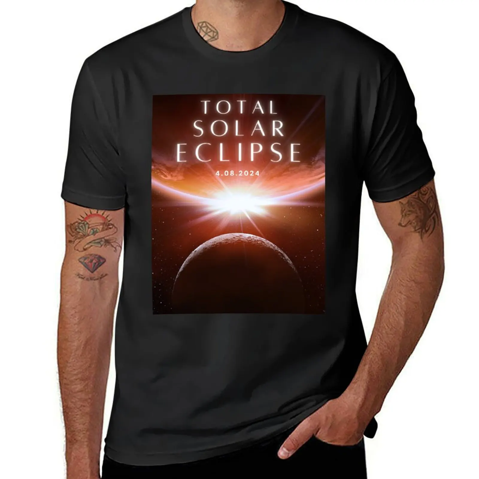 TOTAL SOLAR ECLIPSE 2024 T-Shirt anime cute clothes new edition t shirt for men