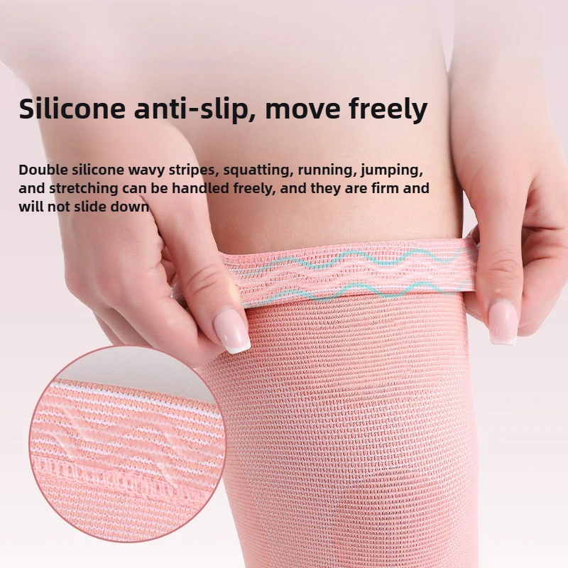 Four-Way Stretch Knitted Nylon Sports Knee Pads, Jump Rope, Patella Protector, Cross-Border Knee Support for Sports, New