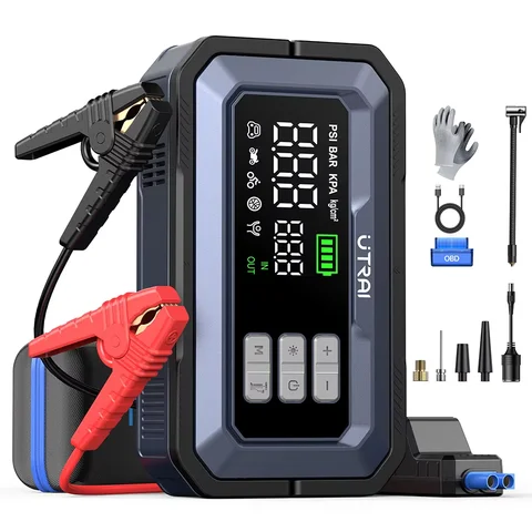 UTRAI 7000A Автомобильный стартер с компрессором и OBD диагностикой — фото товара