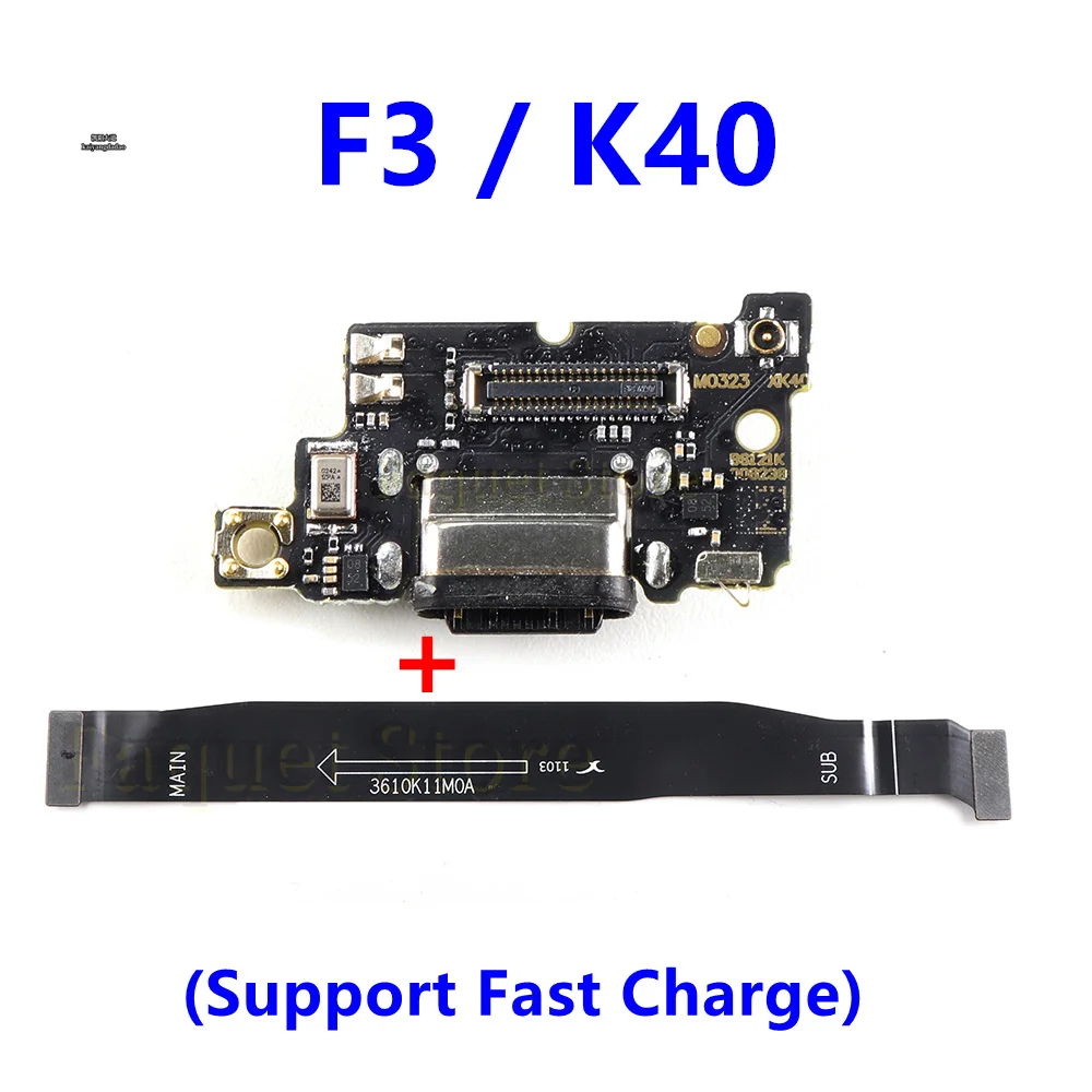

Для Xiaomi POCO F3 для Redmi K40 K40 Pro USB зарядный док-порт с микрофоном соединитель материнская плата гибкий кабель