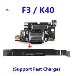 For Xiaomi POCO F3 For Redmi K40 K40 Pro USB Charging Dock Port With Microphone Board Connector Mainboard Flex Cable