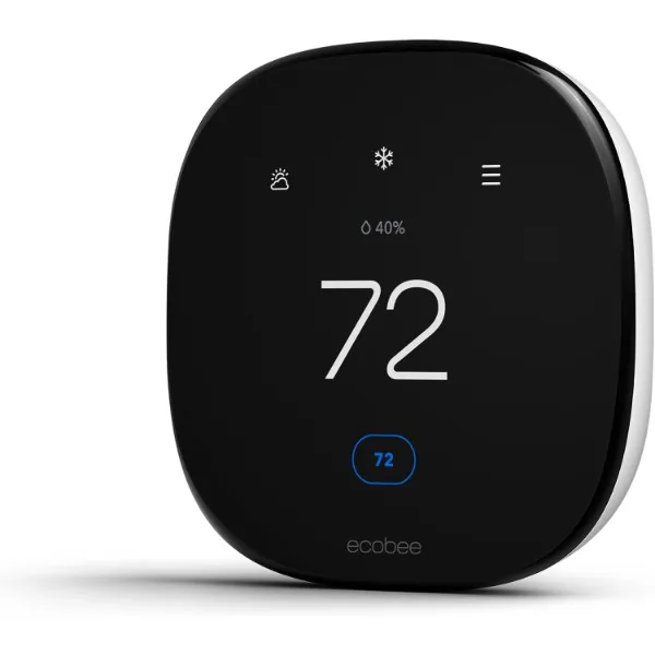 ecobee New Smart Thermostat Enhanced - Programmable Wifi Thermostat - Works with Siri, Alexa, Google Assistant