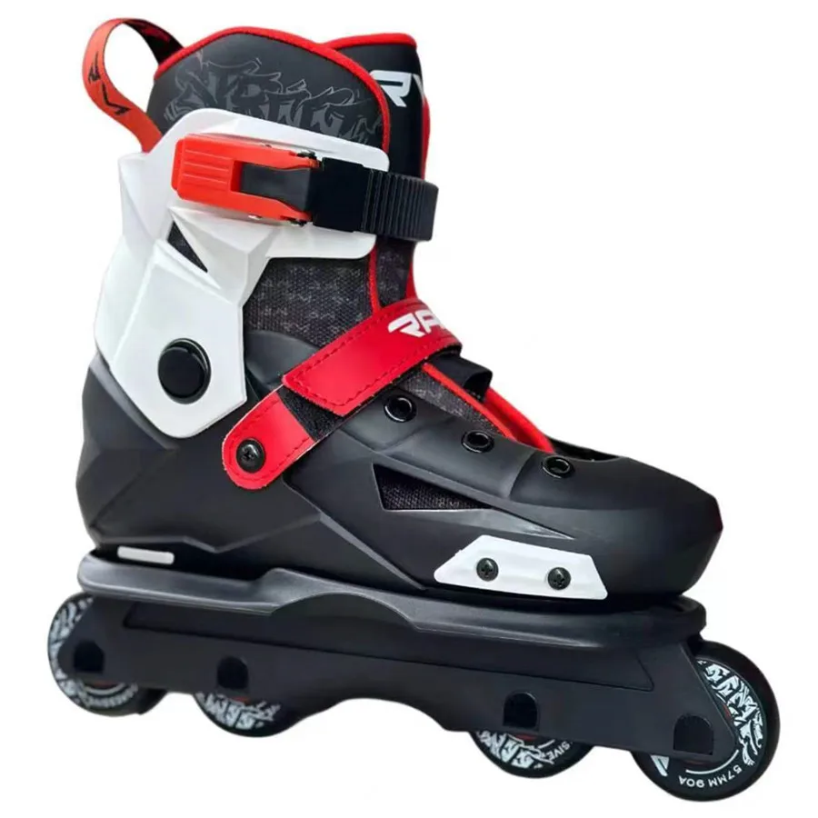 Adjustable 4-Wheels Inline Skates, High Performance Aggressive Skates for Skating Enthusiasts, Durable Design with Comfort Fit