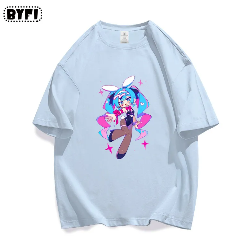 The First Tone Suspender Socks Angel Future Anime Peripheral Cartoon Printing New Men's and Women's Casual Short Sleeves