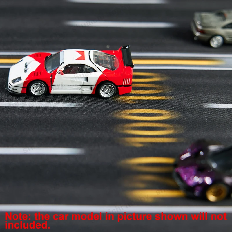 1PCS 800x400mm Scene Mat Parking Lot/Race Track Pattern Rubber Mouse Pad Background Pads for 1/64 Scale Car Model Ornaments