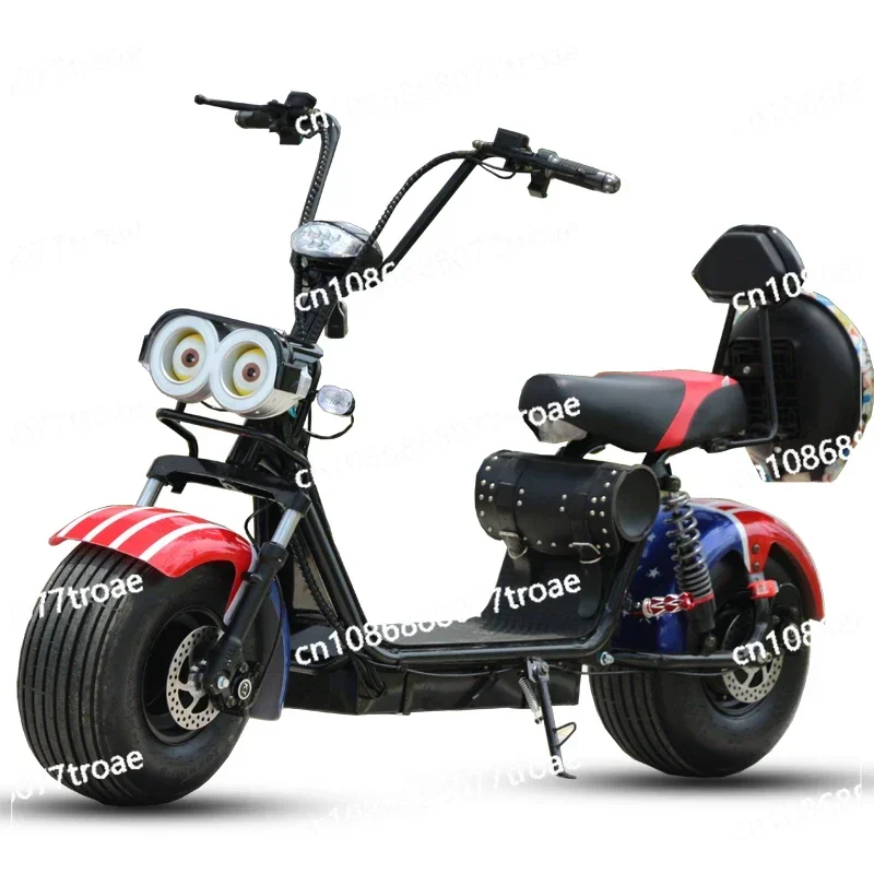 

Battery Car Electric Motorcycle Electric Scooter Wide Tire Large Wheels Men's and Women's Two-wheeled Scooter