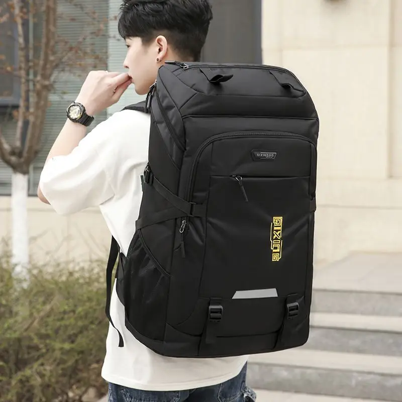 Borsa da viaggio Bapa ex per escursionismo impermeabile di grande capacità Borsa da viaggio per turismo all'aria aperta Borsa a doppia spalla Borsa per libri