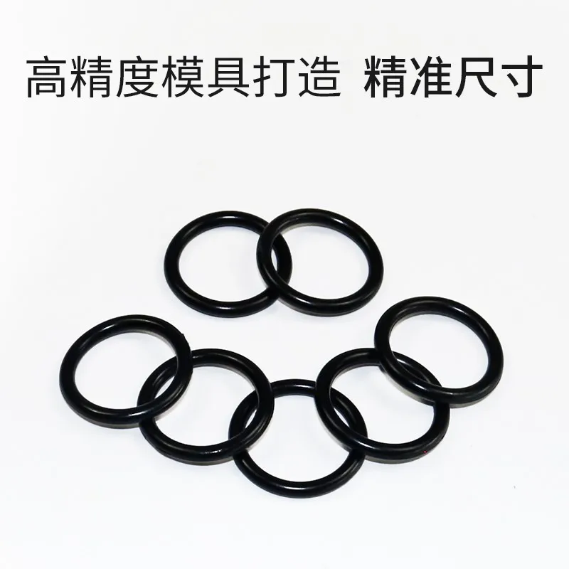 100Pcs Black NBR O-Ring Sealing Rubber Ring Washer Gaskets OD 2.5/2.6/3/3.2/3.4/3.5/3.8/4/4.5/4.6/5/5.5-8mm x 1mm high quality