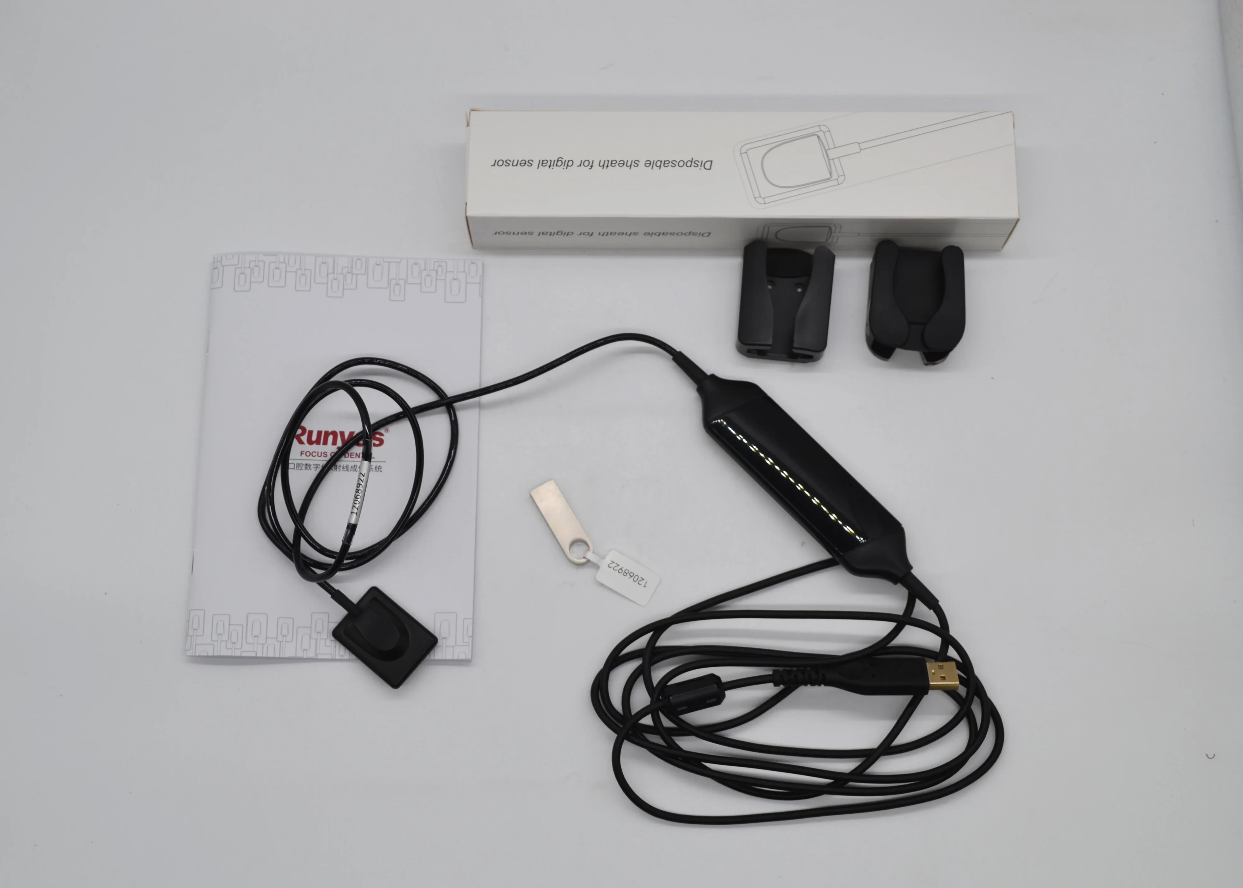 치과 장비 원래 Runyes DR730 구강 내 치과 RVG 적외선 센서 USB 디지털 적외선 센서