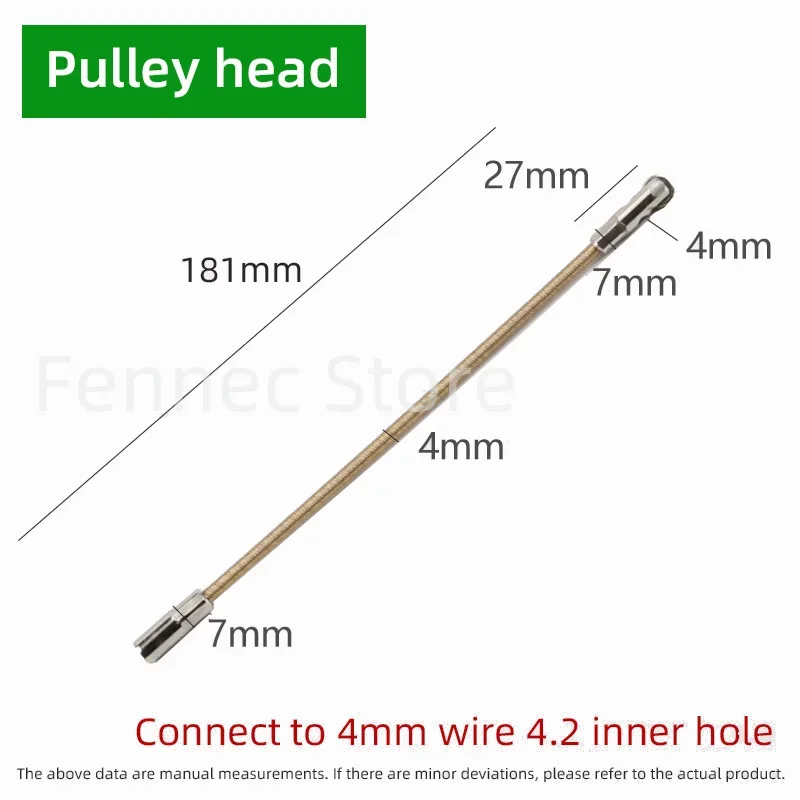 Wire Puller Connector Head Electrician Automatic Thread Guide Special Crimping Mold Cable Elastic Threader Accessories Repair
