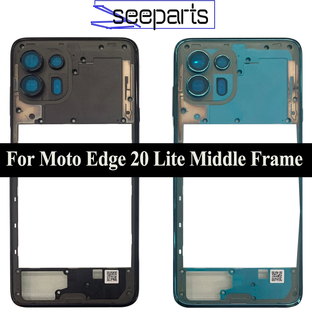 

For Motorola Edge 20 Lite Middle Frame XT2139-1 Middle Frame Bezel Middle Plate Replacement Parts