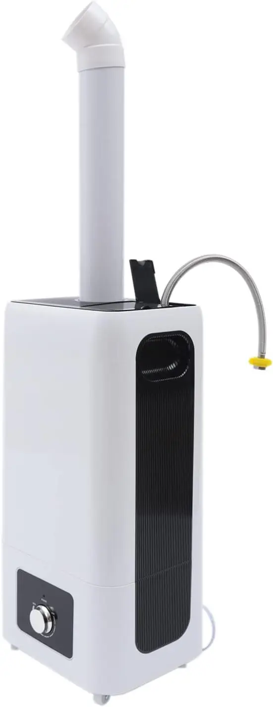 

Large Room Humidifier 2000ml/h 23.8L/6.2Gallons Top Fill Water Tank 110V for Warehouse Commercial Home Plants (23.8L Whtie Plus)