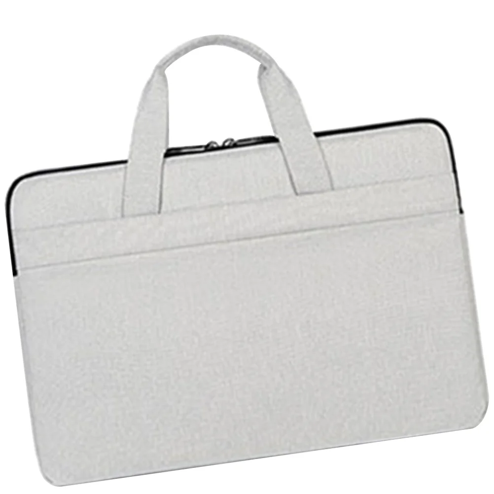 

14-дюймовый защитный чехол для ноутбука, полиэстеровый чехол для компьютера, многослойные отделения, противоударный, водостойкий, ремень на тележке для путешествий