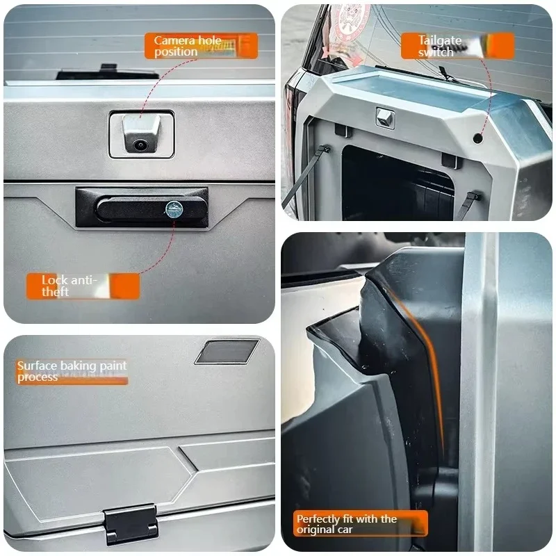 Hot Sales Baic BJ30 Trunk Storage Box Tool Box Cargo Platform with Extra Space for Exterior Accessories Auto Body Part