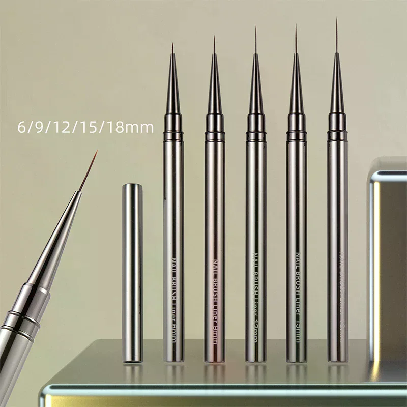 1pc Pen Nail Art Liner Brushes Gel Brush Polish Painting Drawing Set For Home Use High Quality Durable Material