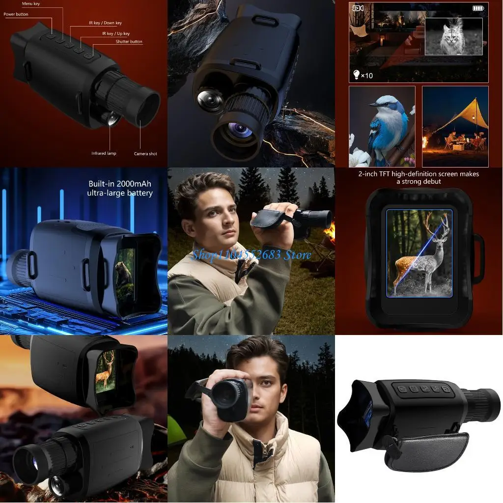 

Y6GD Night Visibility Device With 16x Optically Zoom Imaging Recording Capability For Birdwatching Night Exploration