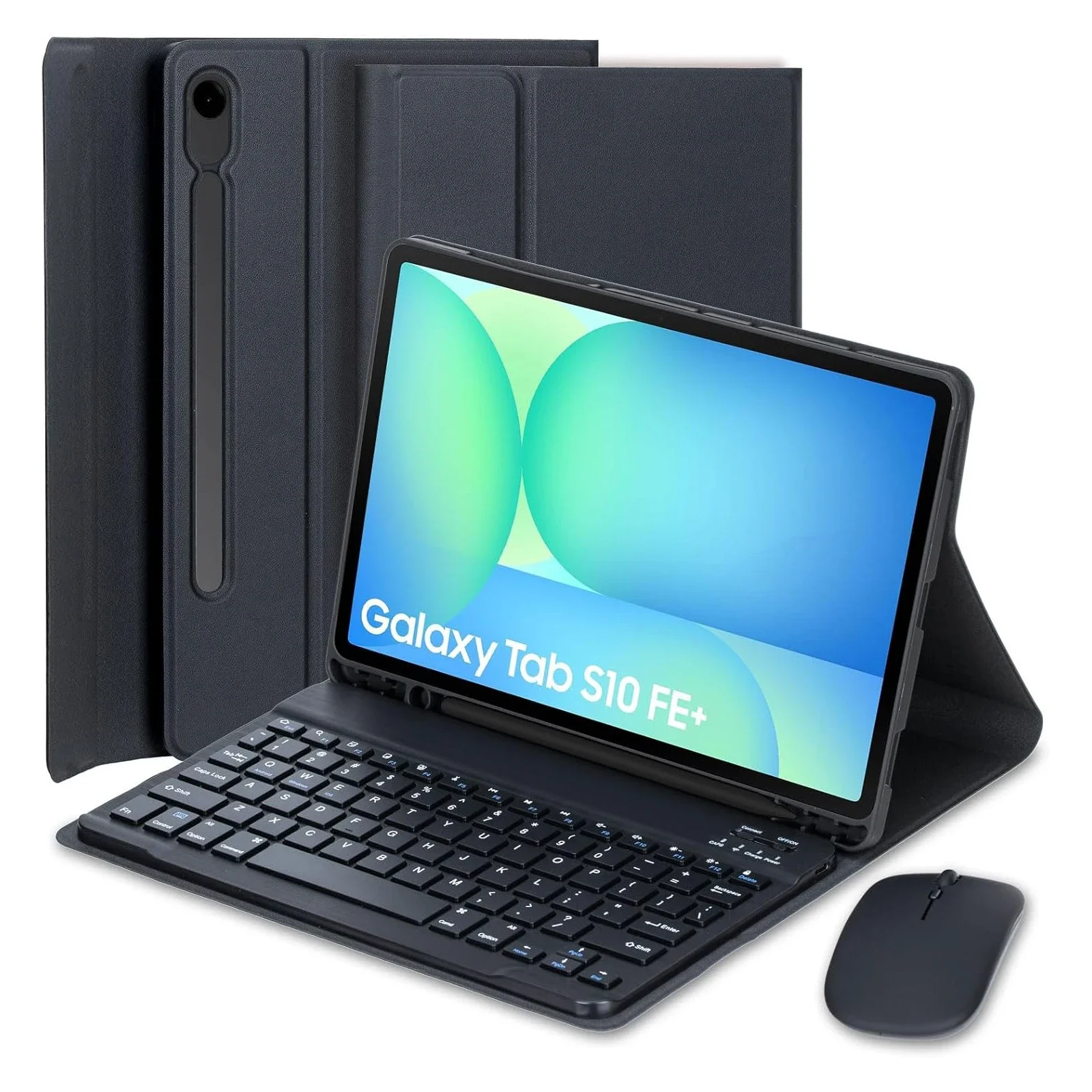 

Съемный чехол для клавиатуры с держателем для ручки для Samsung Galaxy Tab S10 FE+, чехол для клавиатуры для Galaxy Tab S10 FE Plus 13,1 дюйма 2025 г.