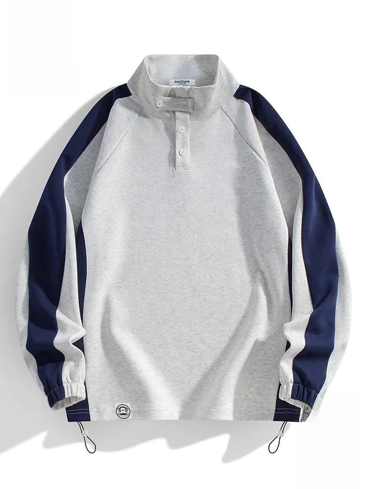 

PaulFrank M Hoodie Stand Collar Casual Loose Fit Autumn Polyester Comfortable Long Sve Animal Pattern ex Couple Jaet