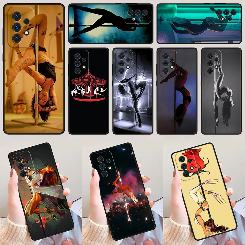 Pole Dancer Dancing For Samsung Galaxy A52 A72 A73 A20e A21S A50 A70 A11 A12 A42 A31 A40 A51 A71 A32 A80 A91 Phone Case Cover