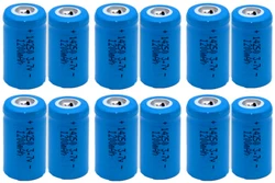 12pcs/lot 3.7V 14250 rechargeable lithium battery LS14250 ER14250H 1/2-R6 1/2 AA 1200mah rechargeable ER14250 lithium battery