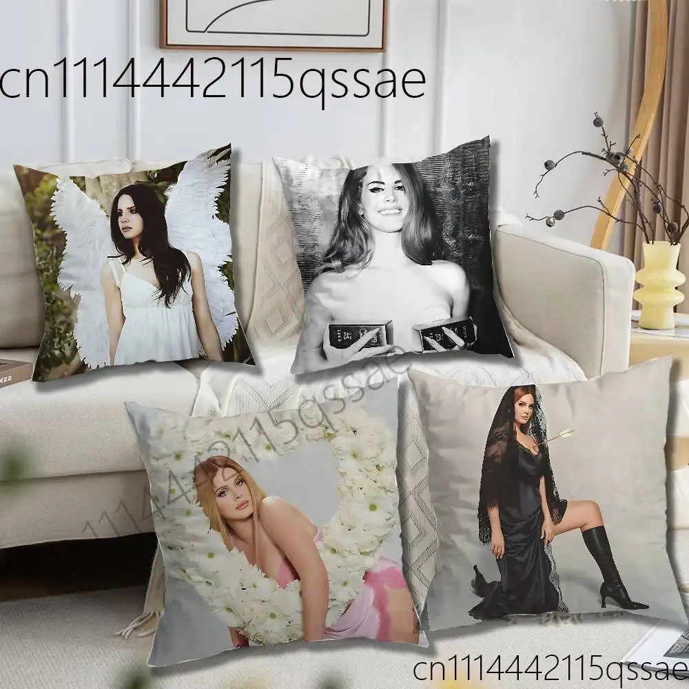 L-Lana D-Del R-Rey Pillow cases Sofa cushion cover home bedroom room decoration
