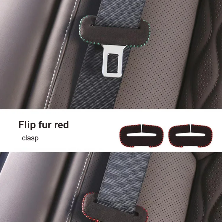 Wildleder-Sicherheitsgurtschloss-Abdeckungen für Chevrolet Cruze Epica Lova Camaro, für Opel Vauxhall Insignia Astra Mokka, für Buick – Detail 10
