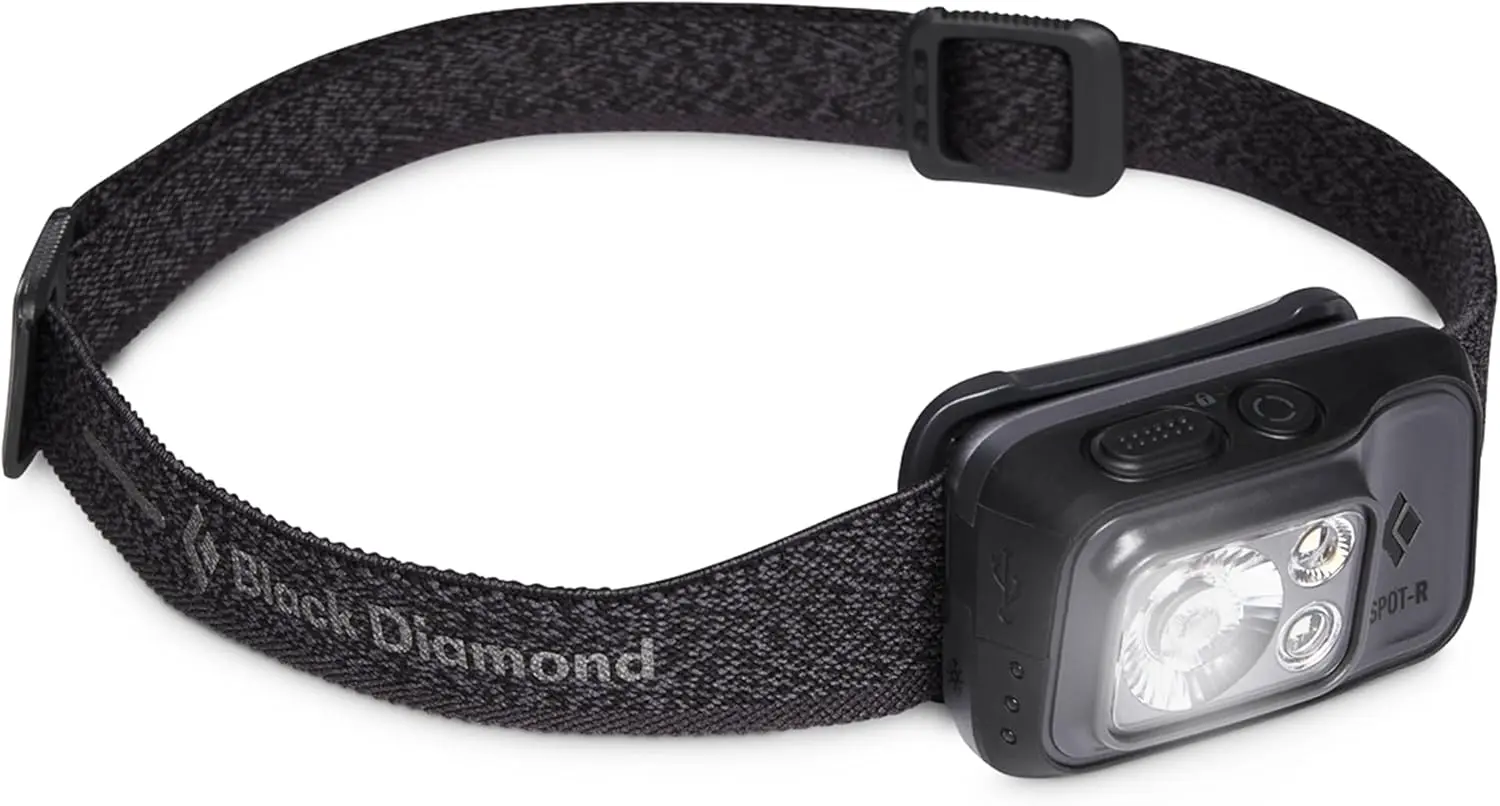 

400 Lumens Rechargeable Headlamp, Dimmable & Waterproof for Camping Hiking Running, Compact Design with Micro-USB Charging
