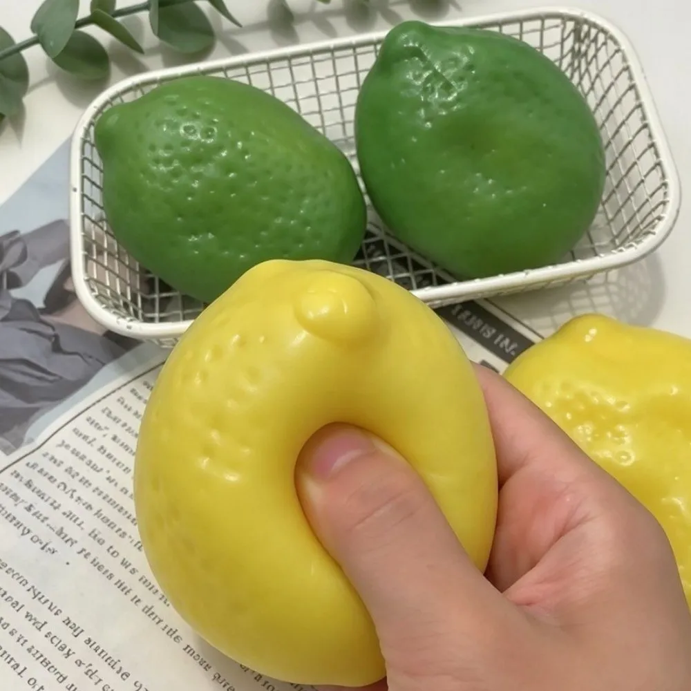 Lemon Theme Color-Changing Lemon Lemon Fidget Ball Crispy Crunchy Lemon Squishy Handmade Slow Rebound Fidget
