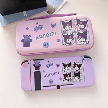 MINISO Sanrio Kuromi 適用於 Nintendo Switch 的保護殼分離式外殼,適用於 Nintendo Switch 遊戲機,TPU 材質。 8 最佳銷售 kuromi 任天堂 Switch 保護殼 - №3