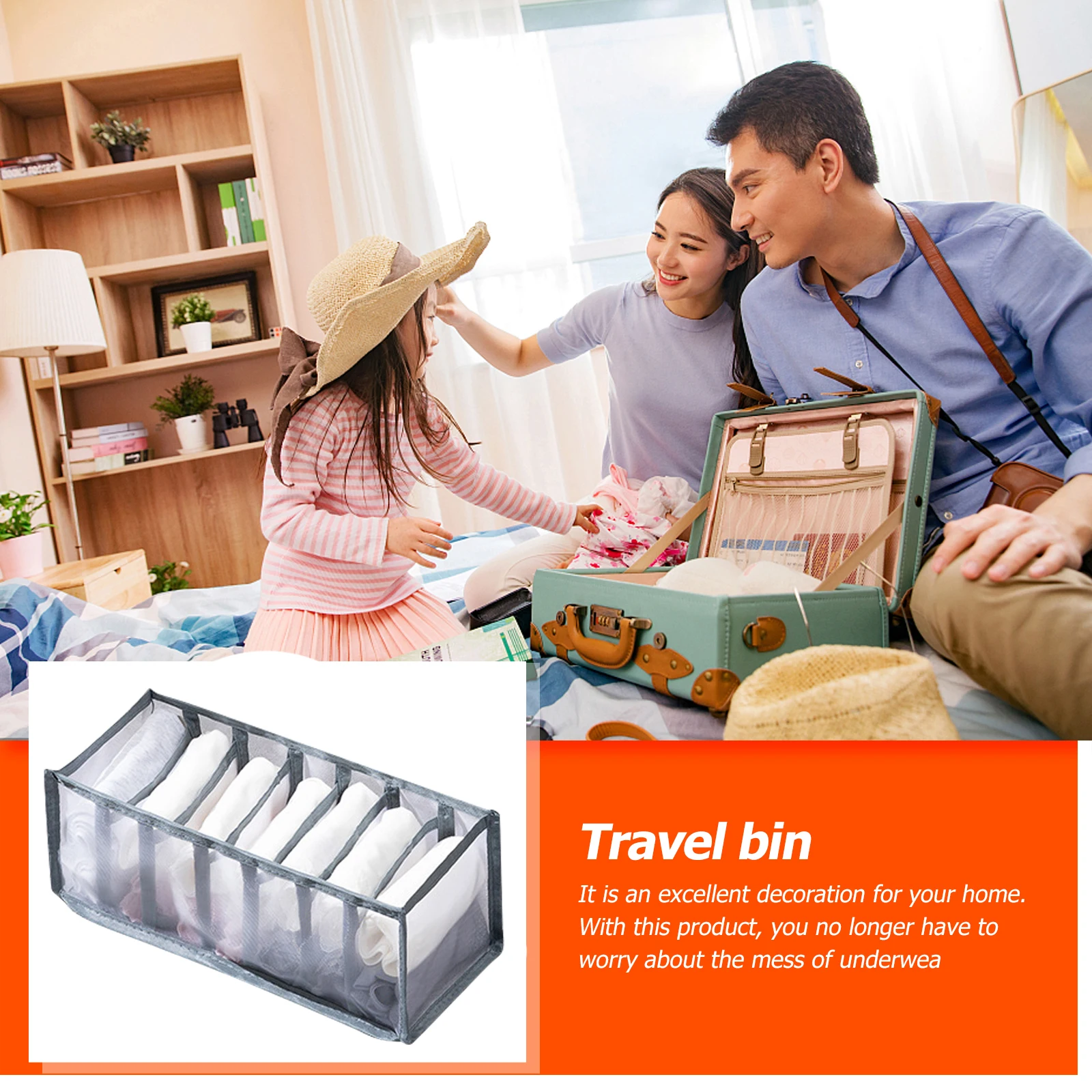 

Clothes Storage Box ganizer Foldable Mesh Wardrobe Travel Container Underwear Pants Divider Multi function Storage Solution