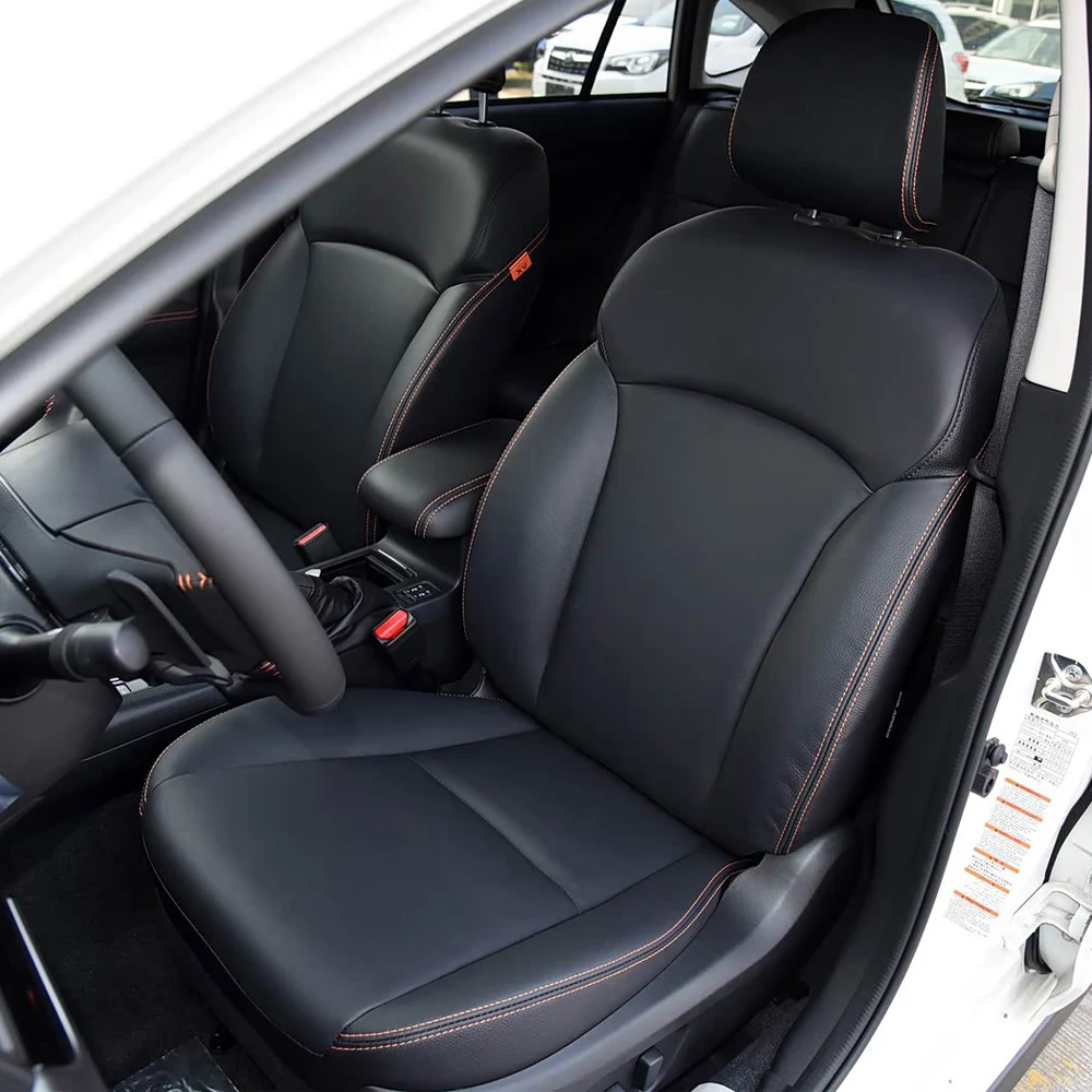 

Car Special Seat Cover For Subaru Crosstrek XV 2012-2017 PU Leather Seat Cushion Protector Car Seat Covers interior Accessories