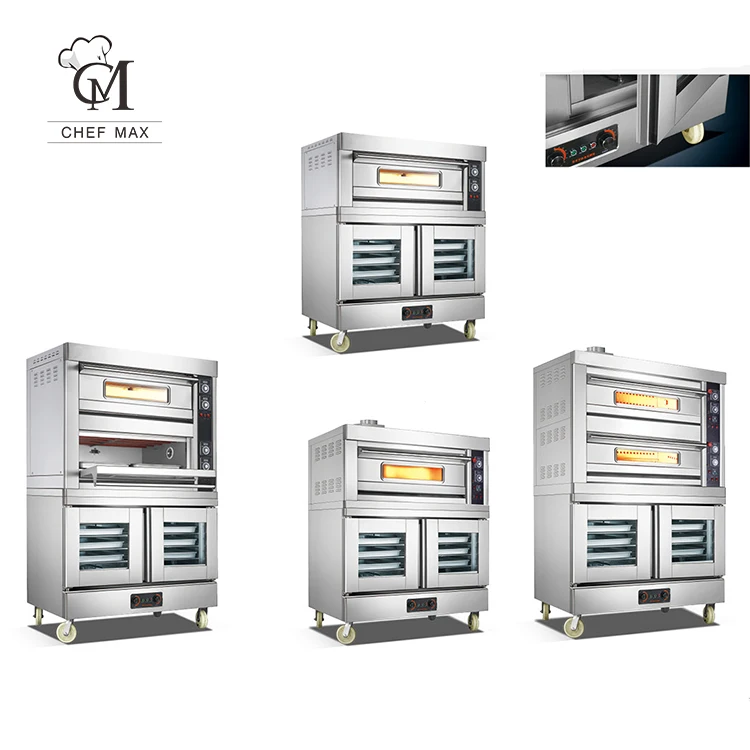 

Industrial Multifunctional Combination Custom Bakery Equipment Dough Fermentation Gas Burner Italian Pizza Oven Commercial