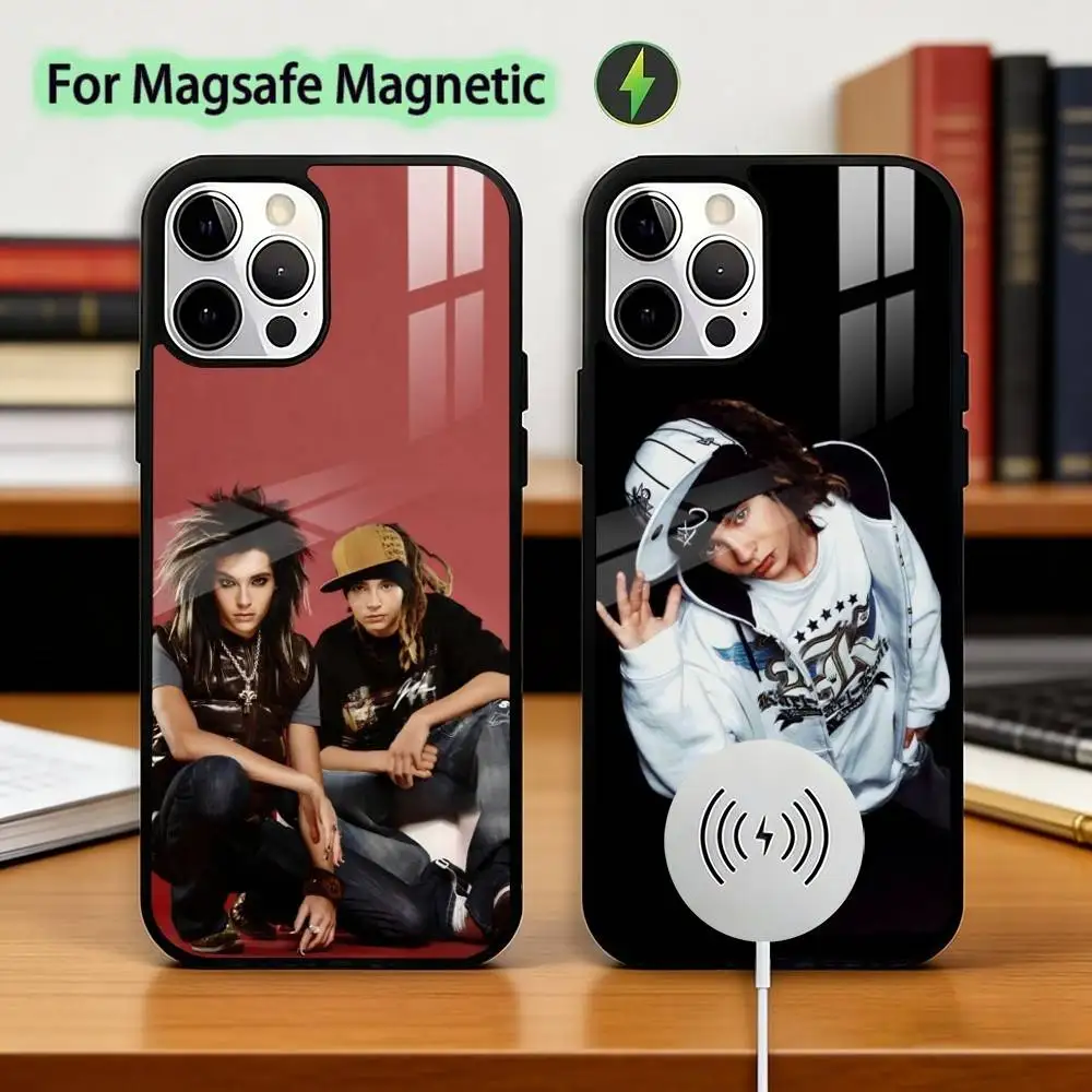 

Bill-Tom Kaulitz Tokio Hotel Phone Case For iPhone17,16,15,14,13,12,11 Plus,Pro Magnetic with Magsafe Wireless Charging