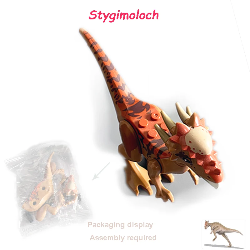 Jurassic Dino Bouwstenen Set Mini Dinosaurusfiguren Wereldmodel Bakstenen Speelgoed voor Jongens Meisjes Educatief Kinderen Verjaardagscadeaus