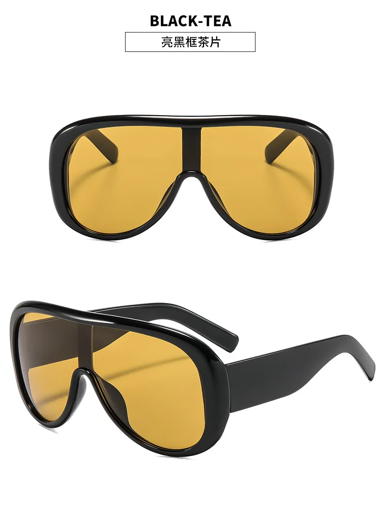 One Pieces Oversized Sonnenbrille 2026 für Damen und Herren – Coole Fashion Sonnenschutz Strand Urlaub Oculos Lunette Soleil Femme – Detail 15
