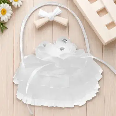 Mini Lace Heart Shape Wedding Ring Pillow Soft Comfortable Ring Holder for Engagement Ceremony Bridal Romantic Display