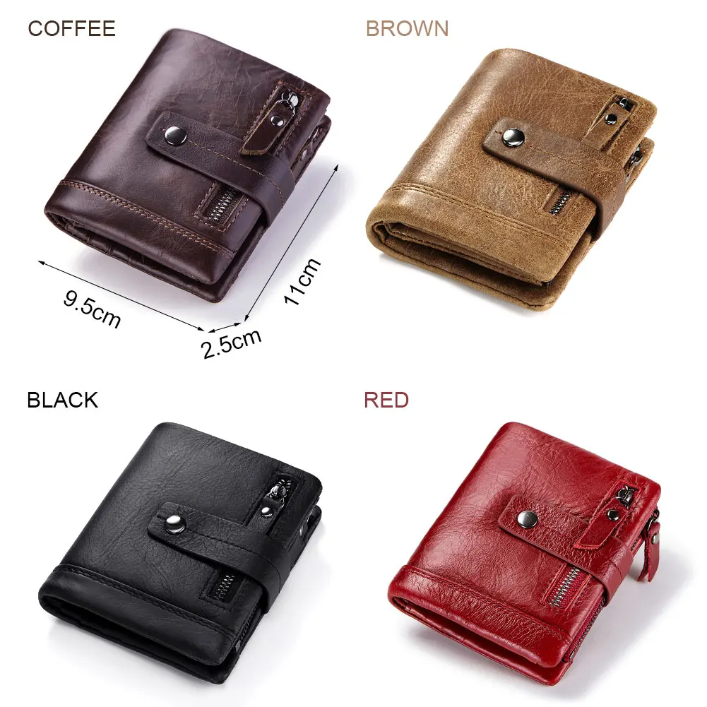 Genuine Leather Women Wallet for Coin and Card High Quality Small Female Clutch Handy Purse Fashion Ladies Walet Luxury Brand