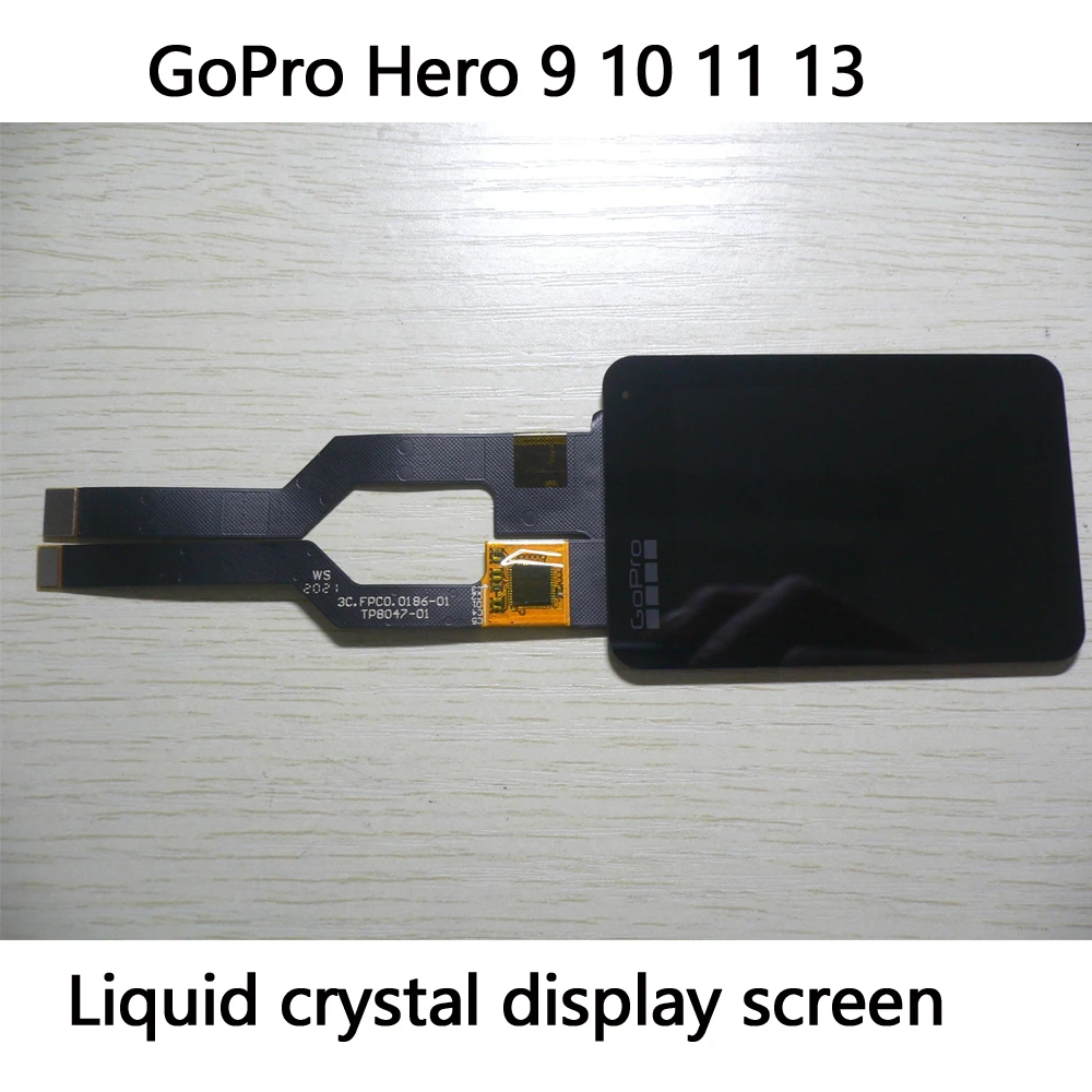 NEW Original for GoPro Hero 9 10 11 13 Hero9 Heo10 Hero11  Action Camera Big Touch LCD Display Screen + Back Cover Frame Part