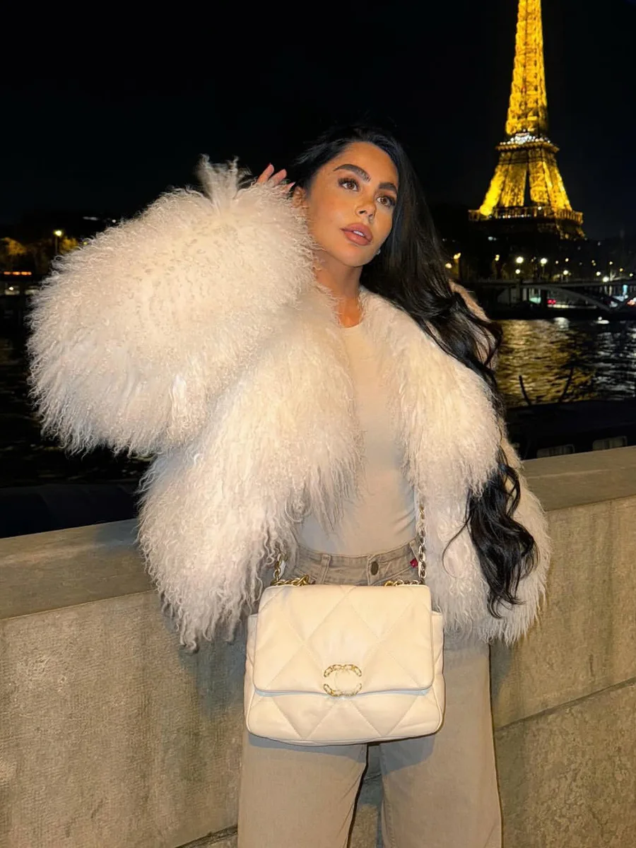 フェイクファートップコート レディース 美しいゆったりとしたバケーションスタイル 女性用ストリートウェア 寒さ対策パッド入り 暖かい袖付き オーバーサイズ ラップスリット ファッション