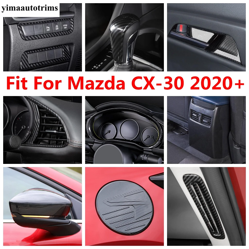 

Dashboard Frame / Pillar A Air / Handle Bowl / Gear Shift Head /Rearview Mirror Cover Trim Accessories For Mazda CX-30 2020-2024