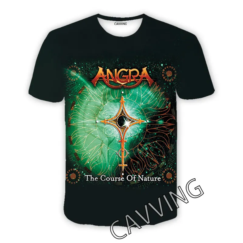 CAVVING 3D Printed  ANGRA Rock  Casual T-shirts  Hip Hop T Shirts Harajuku Styles Tops Clothing for Men/women