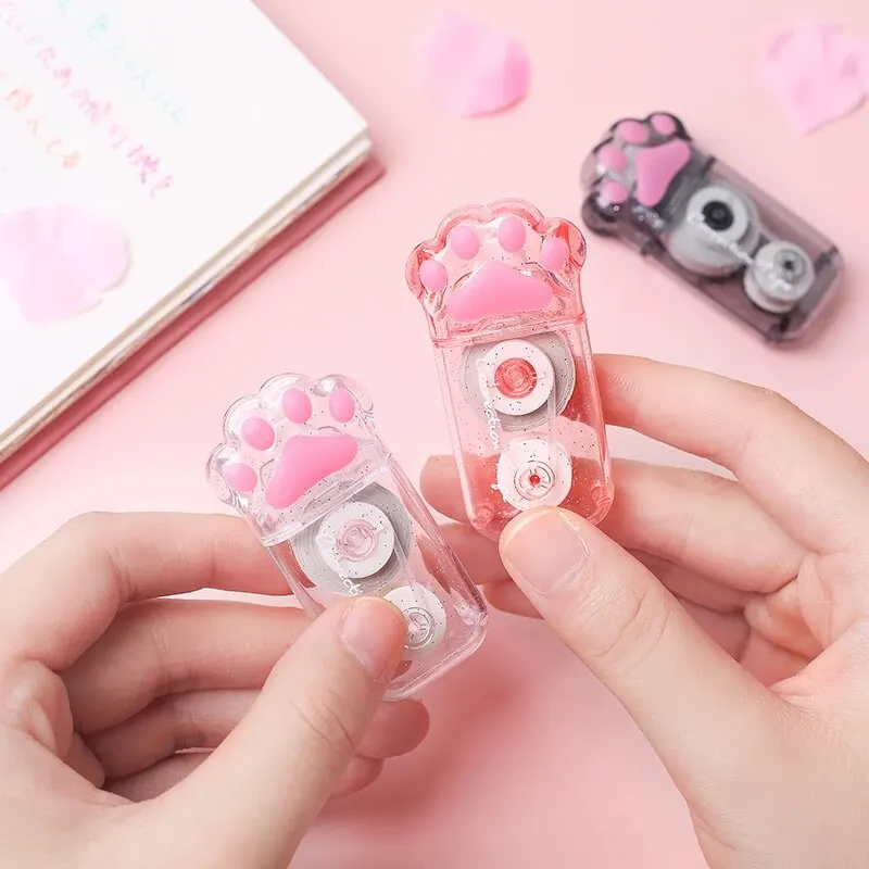 18M Big Capacity Creative Cute Cat Claw Correction Tape Student Kawaii Supplies