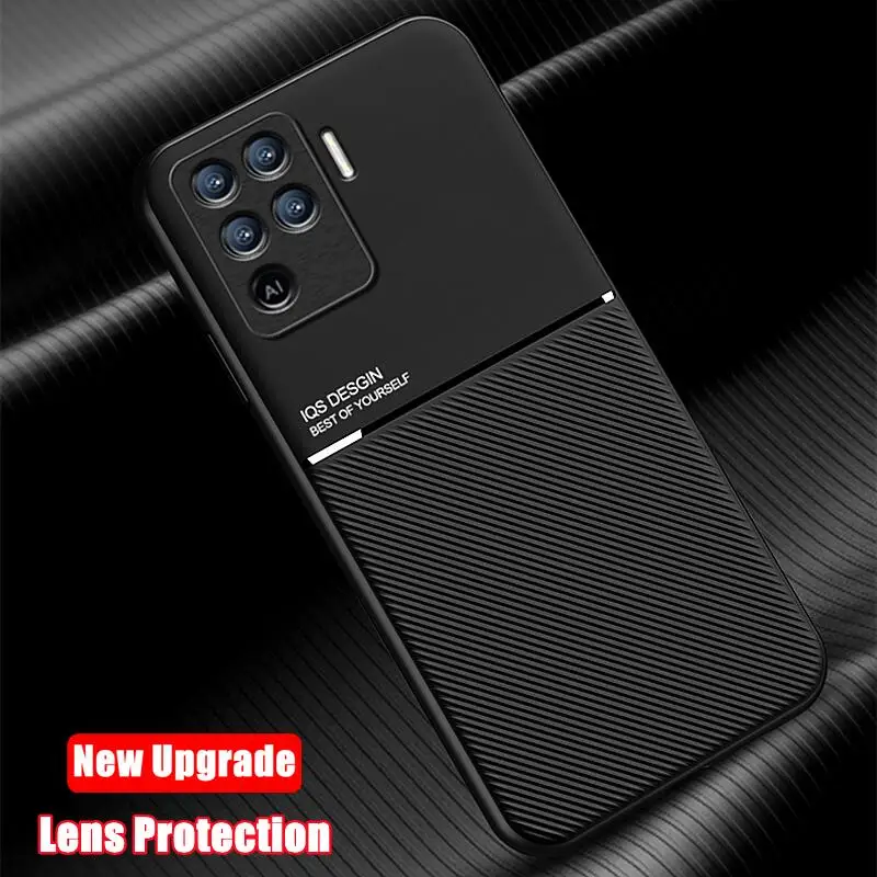 Magnet Case For OPPO Find X3 X2 X5 Lite NEO Pro A74 A72 A52 A54 A91 A53 A5 A9 2020 A55 A96 A95 A94 A57 A17 Shockproof Case Cover