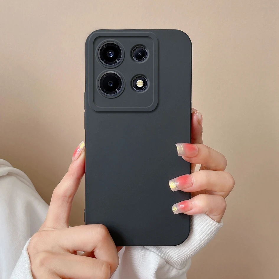 Phone Cases For Infinix Note 30 VIP 30 Pro Fundas Liquid Soft Silicone Pretty Solid Color Matte Shockproof Infinix Note 30i Capa