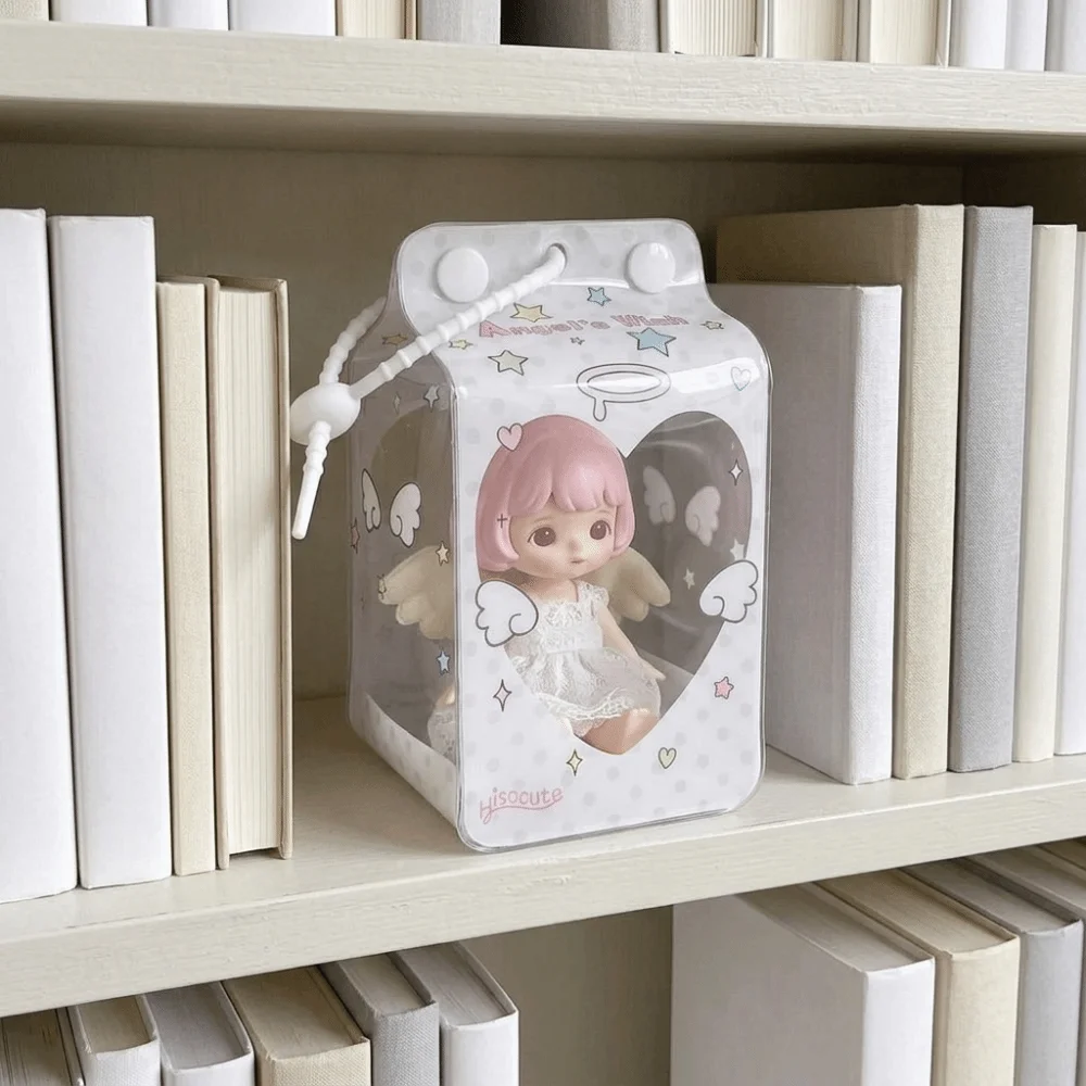 Transparent Display Bag Transparent Design Dust Protection Figure Storage Bag Scratch Protection Portable Display Case