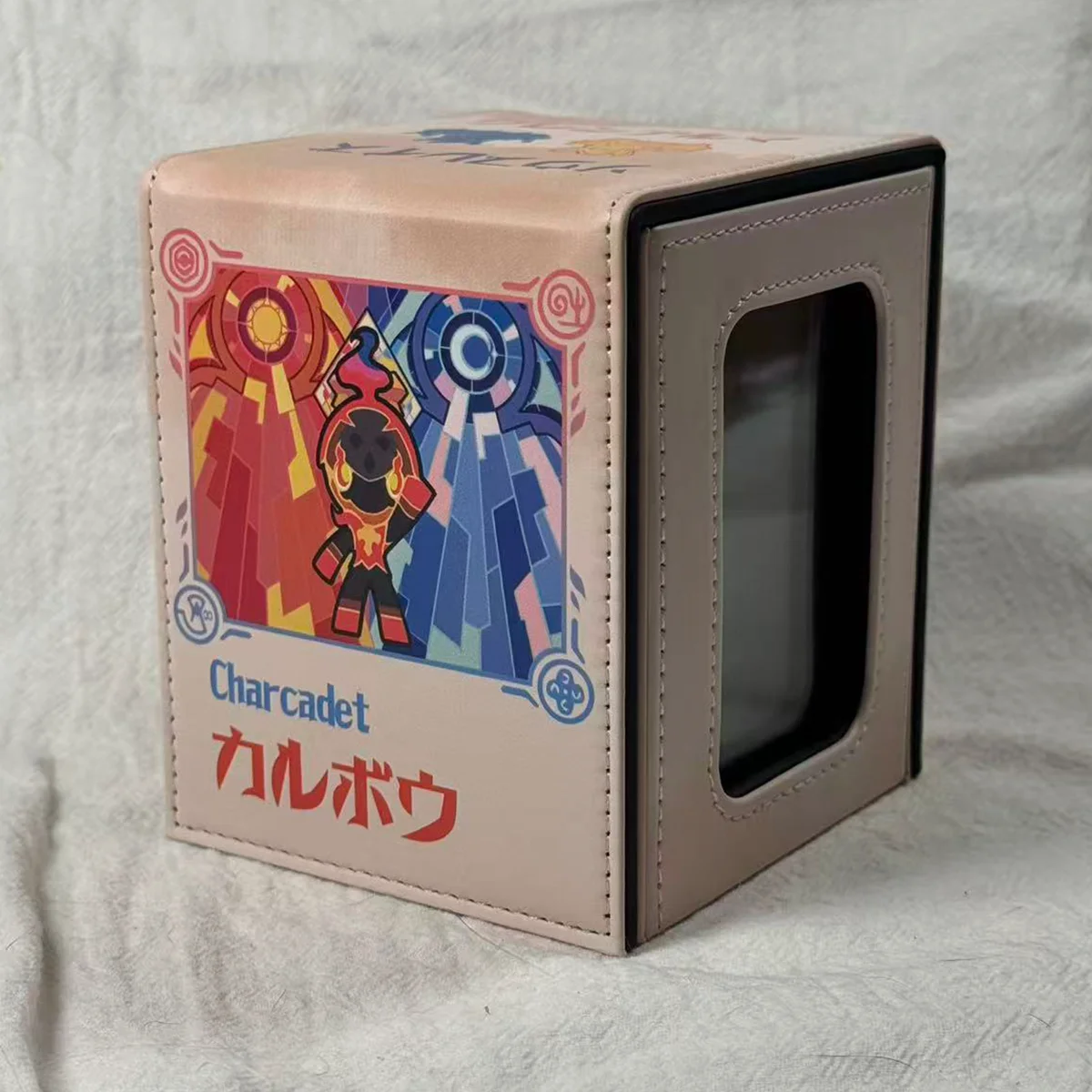 Diy Self Made Ceruledge Card Storage Box Ceruledge Magnetic Attraction High-End Leather Card Storage Box Anime Cards Gift Toys