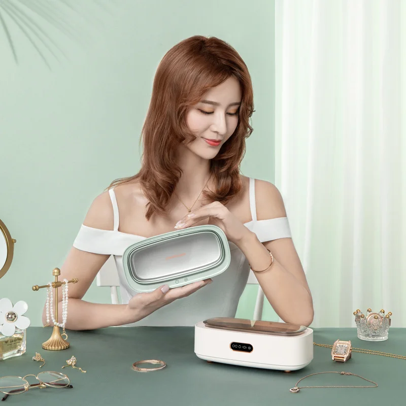 Di Động Siêu Sonic Bụi Bám Bẩn Siêu Sonic Rửa Máy Giặt Mini Foy Kính Đồng Hồ Trang Sức Dao Cạo Răng Giả Kính