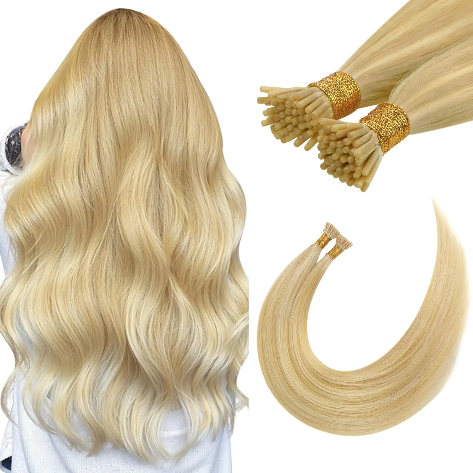 100-human-hair-i-tip-hairpiece-20inch-straight-1b-p4-613-add-length-density-party-glam-wholesale-dropship